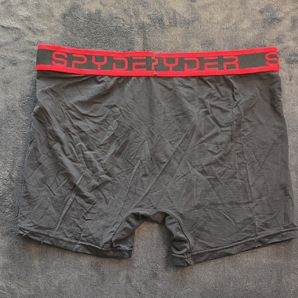 Spyder Men's Black and Red Boxer Briefs - Picture 4 of 4
